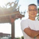 Un homme Asiatique pris en photo